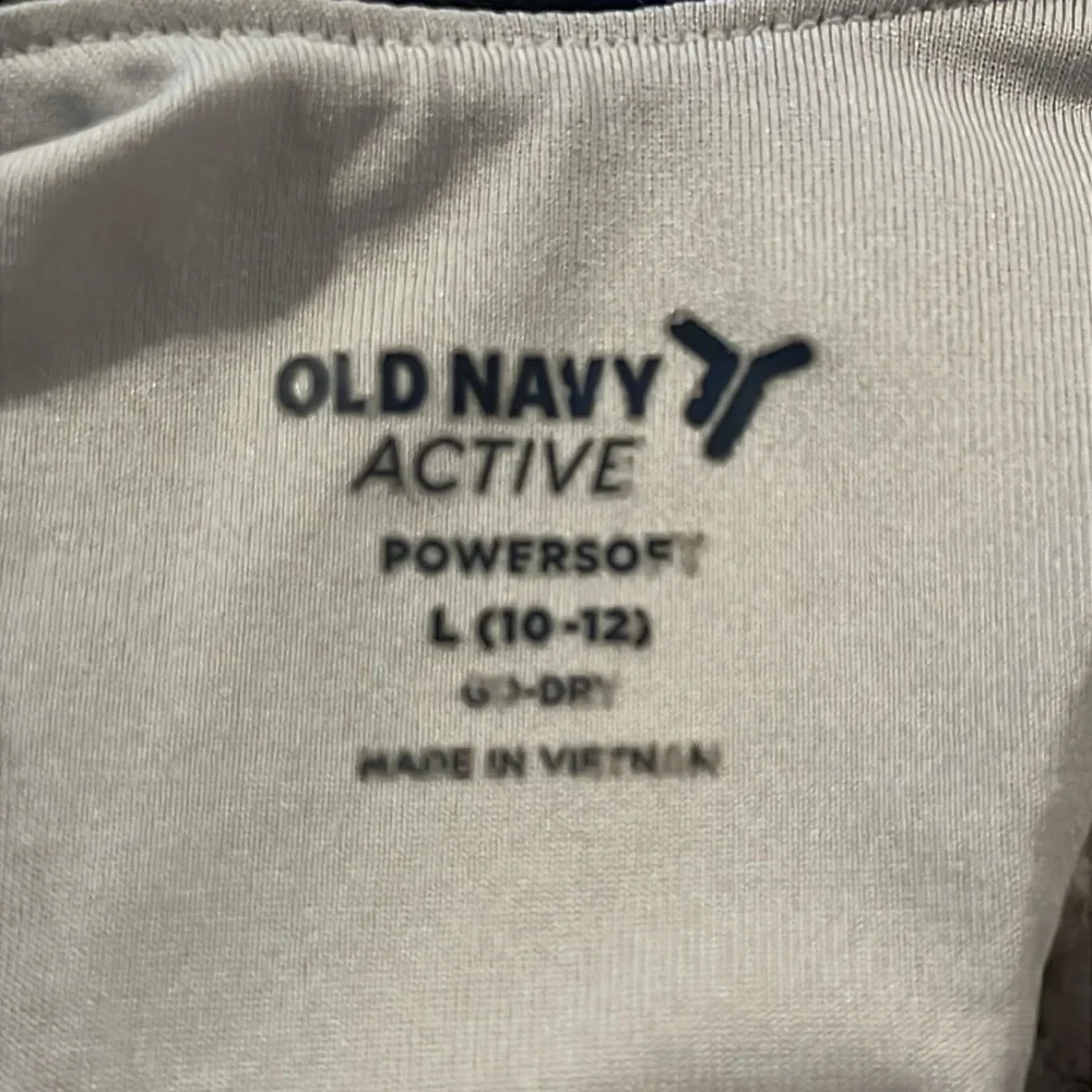 2 pc SET Old Navy longline sports bra YL high waist athletic active leggings XS